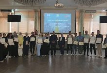 صورة تخرج الدفعه الخامسه من البرنامج التدريبي